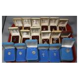 Religious icon & cross new old stock necklaces