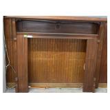 Oak fireplace mantle 58' x 49' x 11' D
