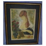 Portrait of lady reading Bertoldo Tailbert 30' x 2