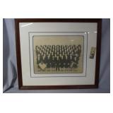 Framed Naval Unit group photo 22'  x 19'