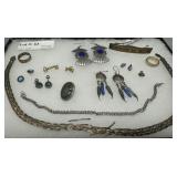 Sterling jewelry grouping 67.82gtw - earrings, nec