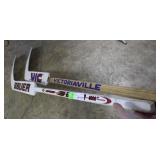 Two autographed hockey sticks