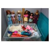 Barbie and Ken Mantle collection incl six dolls an