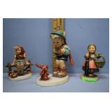 Two Goebel & one Hummel figures