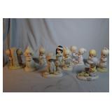Ten Precious Moments figures