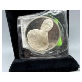 One ounce .999 sterling round