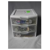 Organizer watch parts - white