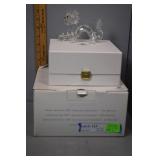 Dragon cut crystal figure in original box