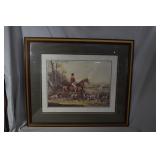 Framed Hunt club scene 27' x 23'