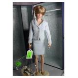 Princess Diana Franklin Mint doll in wardrobe with