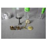 Collection of miniature eagles in clear tubes incl