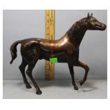 Cast metal 11' H horse