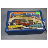 Vintage Matchbox carry case with 24 cars