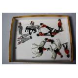 British cast metal painted soldier toys