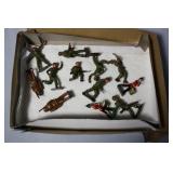 Army & British cast metal painted toys