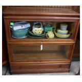 Barrister bookshelf two shelf with under drawer 34