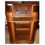 1940s Philco floor radio converted to display - no