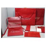 Cartier bags, boxes and covers