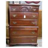 Seven drawer upright gentleman's wardrobe with bra