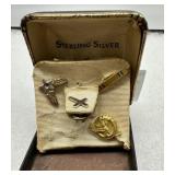 sterling & military pins