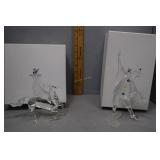 Two Swarovski figures in box - Pegasus & Dancing c