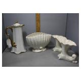 Falcon English ceramic shell bowl, pr ivory cerami