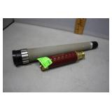 Two unidentified spotting scopes