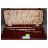 Stag Horn carving set in case - 3pcs