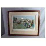 'The Bluemarket Races' framed print 22' x 18'