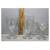 Heisey Lariat stemmed glassware - wine, water & co