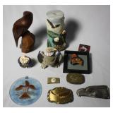 Eagle Collectibles - belt buckle, money clip, Nati