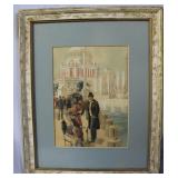 Enhanced print signed Bitzler of World's Columbian