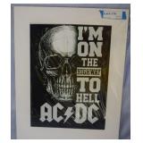 AC/DC unframed poster