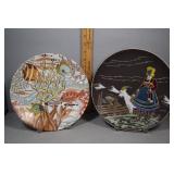 Caribbean Marine Life Plate & Norwegian HP plate/w
