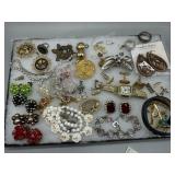 Tray costume jewelry