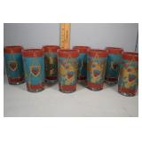 MCM Federal Highball cocktail glasses - set of eig