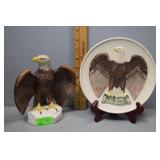 Goebel Eagle Bicentennial plate & Goebel Eagle