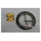 Sterling JR belt buckle & cord clips