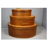 The Connecticut Yankee three pc wooden stacking bo