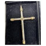 Sterling & 14kt cross - 23.8gtw