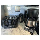 Mr. Coffee coffee pot, Black and decker four slice
