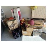 Christmas and fall decoration grouping incl nativi