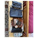 Five Designer purses, new hosiery