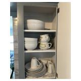 Elanya White dinnerware service for four plus 2 so