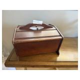 Sewing box with contents