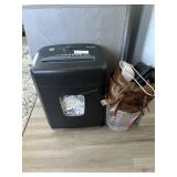 Pen and gear shredder and office trash can