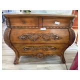 Four Drawer side chest with claw feet