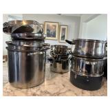 Cookware incl sauce pots