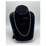 14kt rope 18" necklace - 6.16 gtw
