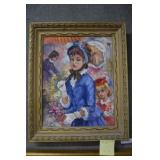 Fisher acrylic on canvas - 25" x 21"